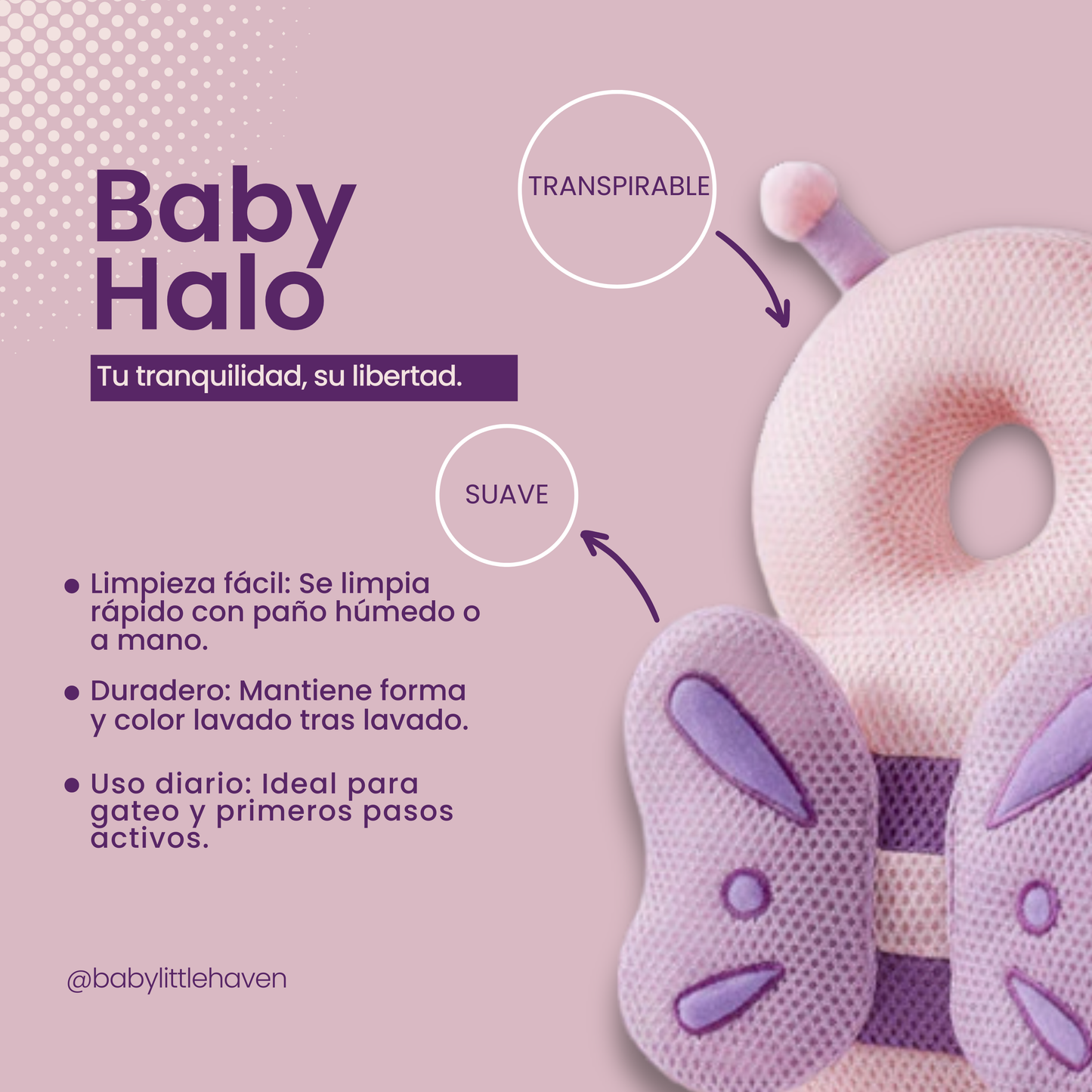 BabyHalo™ Protección Sin golpes y Sin estrés